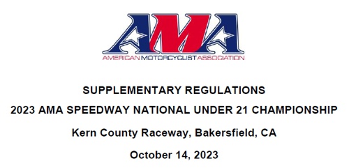2023 AMA Speedway