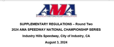 2024 AMA National Round 2 Speedway