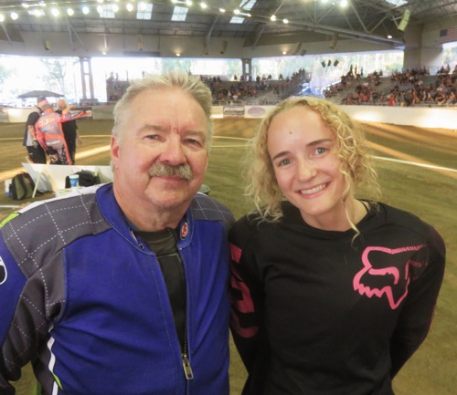 2023 Paige Newsham and Dad Paige Newsham